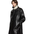 Kiko Kostadinov Black Leather Preston Jacket