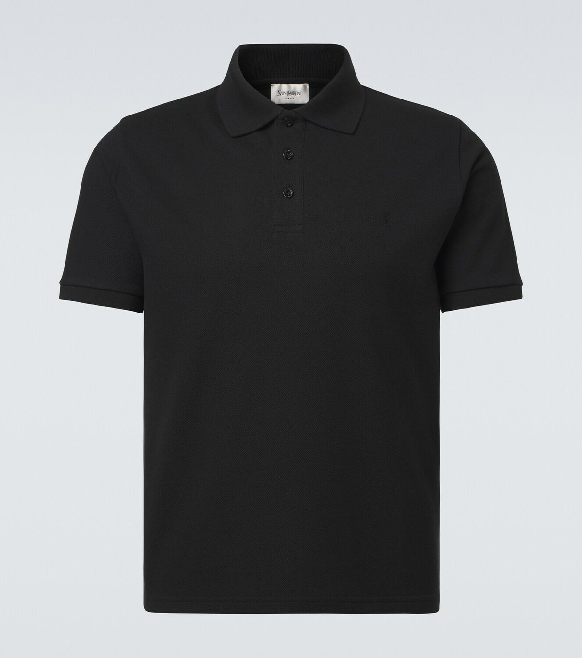 Saint Laurent Cotton-blend polo shirt