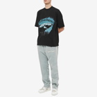 Represent Men's Shark T-Shirt in Jet Black