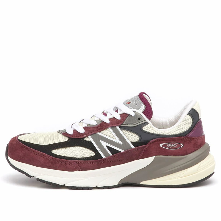 Photo: New Balance U990TF6 in Cream/Purple