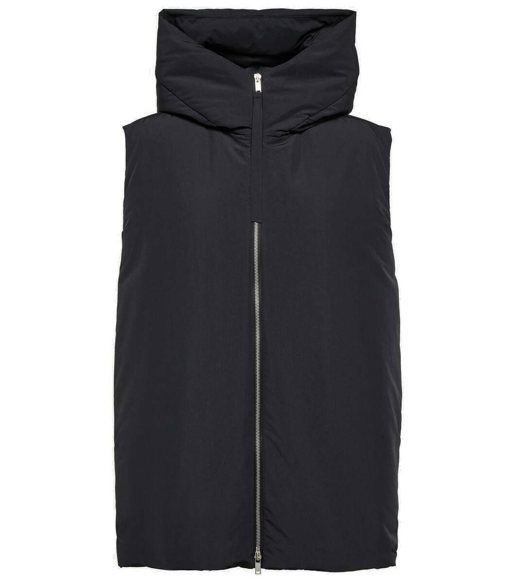 Jil Sander Women's Utility Vest in Black Jil Sander