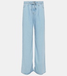 Frame Super Drape Drawstring wide-leg jeans