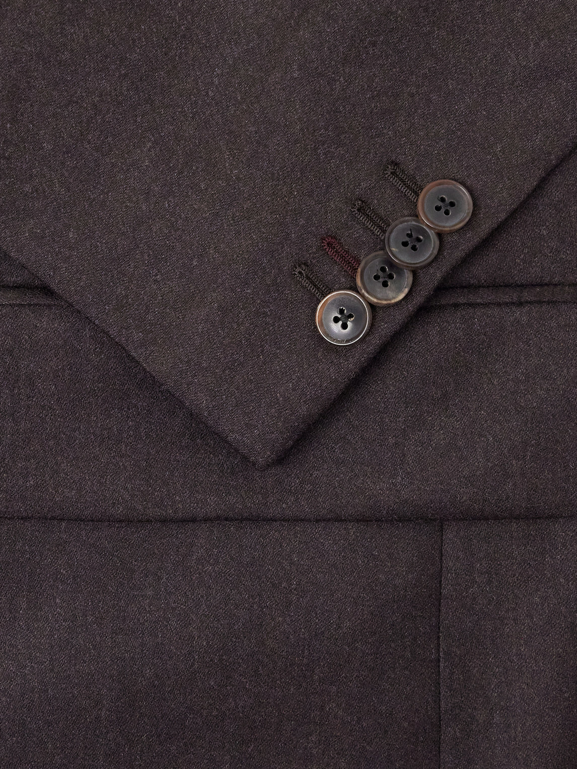 Paul Smith - Wool and Cashmere-Blend Flannel Suit Jacket - Brown