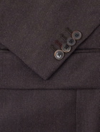 Paul Smith - Wool and Cashmere-Blend Flannel Suit Jacket - Brown