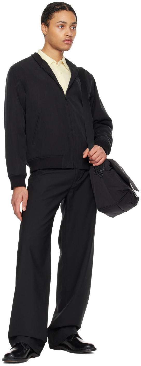 Theory Black Olivard Bomber Jacket