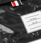 Thom Browne - Logo-Appliquéd Coated-Ripstop Messenger Bag - Black