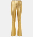Stouls JP Long flared leather leggings
