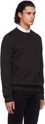 Ralph Lauren Purple Label Black Fleece Crewneck Sweatshirt