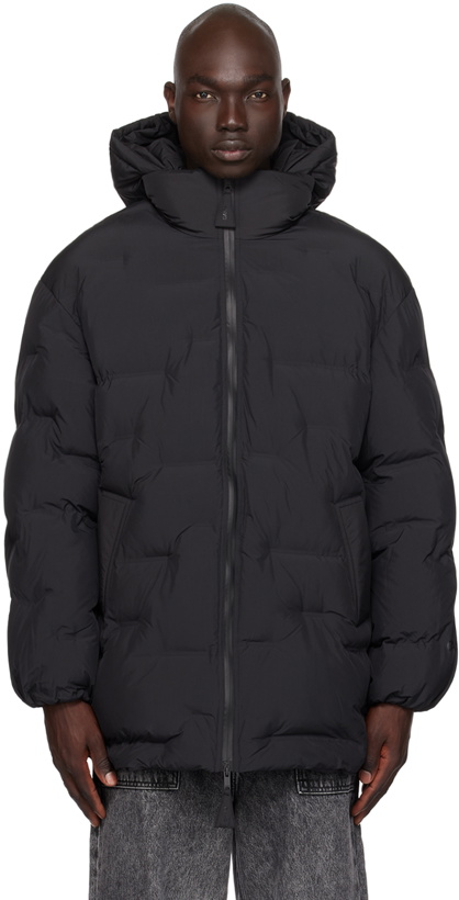 Photo: GANNI Black Quilted Puffer Coat