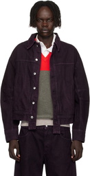Eckhaus Latta Purple 'El Jacket Redux' Denim Jacket
