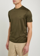 Emporio Armani Logo Jersey T-shirt Dark Green