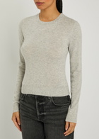 Reformation Lian Melange Cashmere Jumper Grey