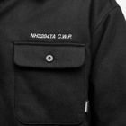 Neighborhood Men's CPO Shirt in Black