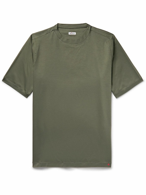 Photo: Kiton - Cotton-Jersey T-Shirt - Green