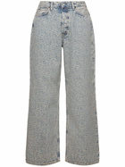 ACNE STUDIOS Monogram Cotton Denim Jeans