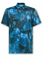 Nike Golf - Tour Printed Dri-FIT Golf Polo Shirt - Blue