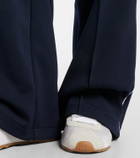 Miu Miu Plume suede-trimmed sneakers