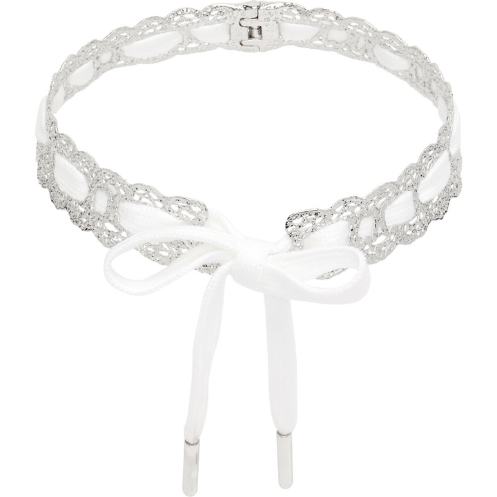 Photo: SHUSHU/TONG Braided Lace Choker