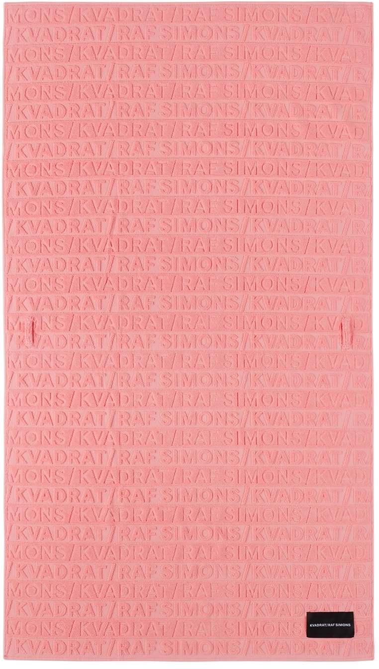 Kvadrat/Raf Simons Pink Beach Towel