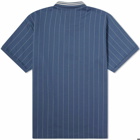 Adidas Men's Zip Polo Shirt in Preloved Ink