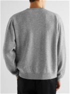 Danton - Logo-Appliquéd Wool Sweater - Gray