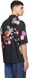 Marni Black Floral Shirt