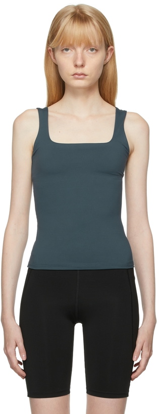 Photo: BONDI BORN Navy Nyla Sport Top