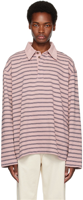 Photo: HOPE Pink & Navy Lamp Polo