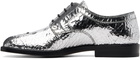 Maison Margiela Silver Tabi Broken Mirror Derbys