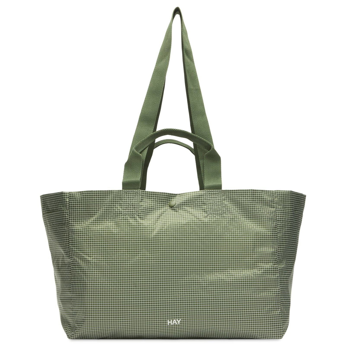 HAY Grid Weekend Bag - Small in Dark Green 
