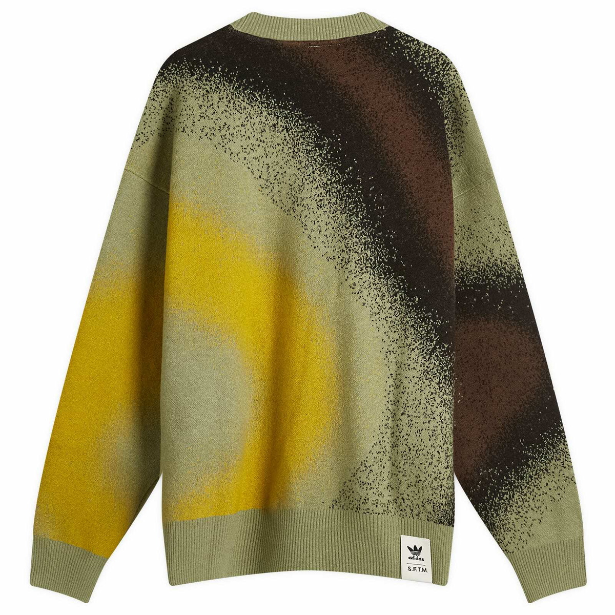 Adidas x SFTM Knitted Sweat in Tent Green adidas