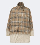 Burberry Burberry Check cotton gabardine parka