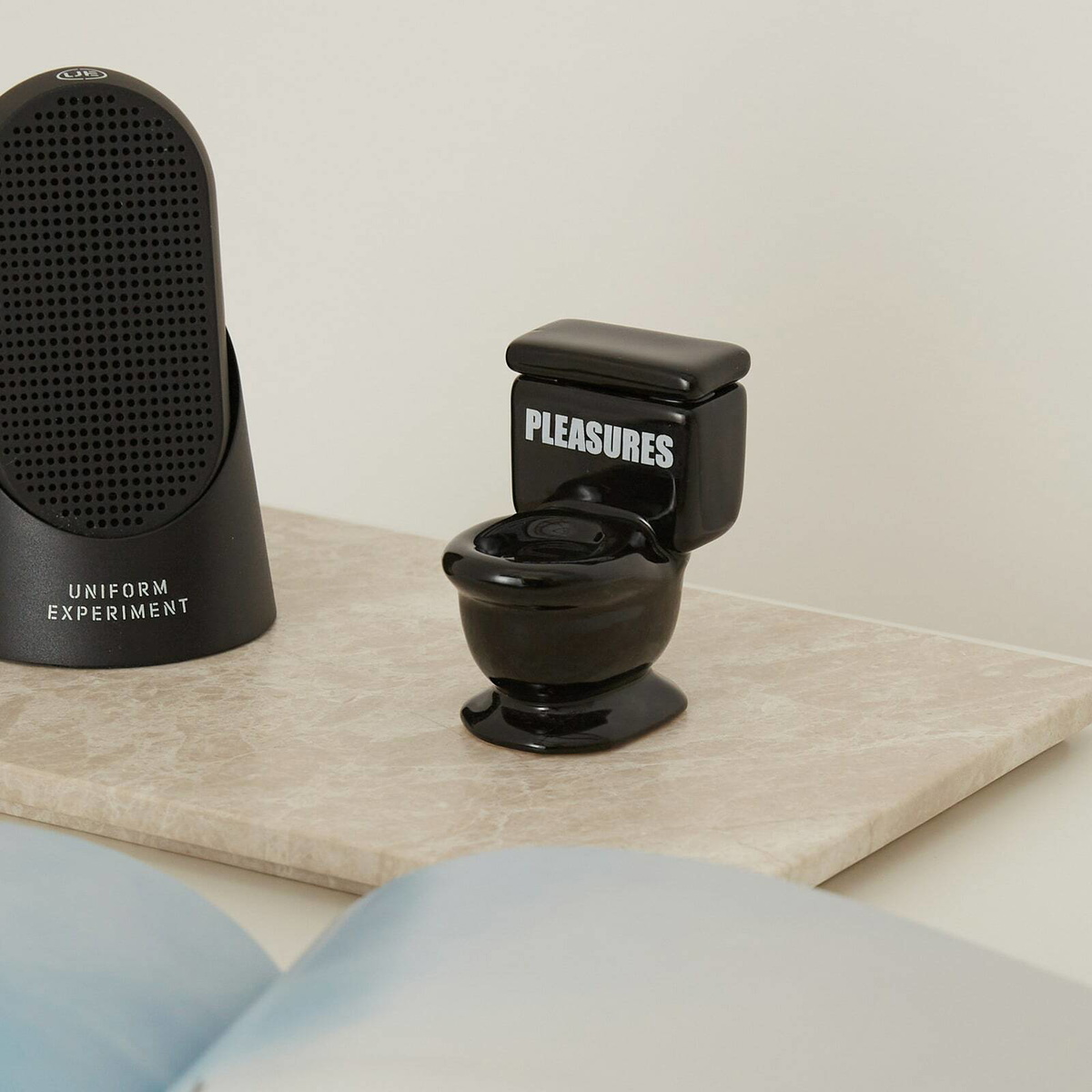 Pleasures Men's Toilet Incense Cone Burner in Black 