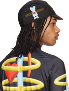 Walter Van Beirendonck Black Toyterror Cycling Cap