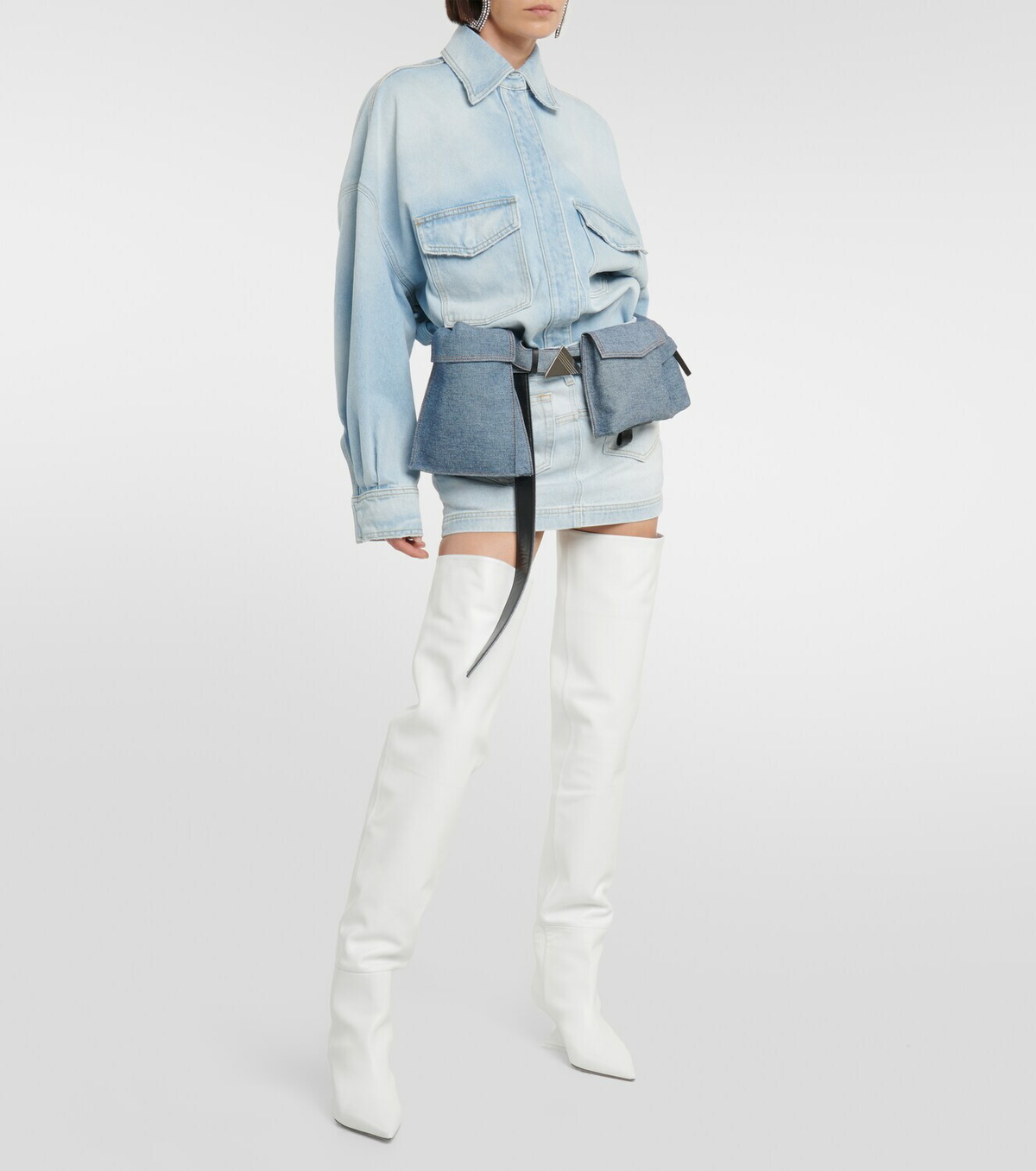 The Attico Denim shirt The Attico