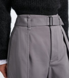 Lemaire Belted twill wide-leg pants