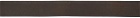 BOSS Brown Engraved-Logo Buckle Belt