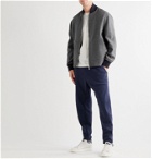 Brunello Cucinelli - Reversible Cashmere and Silk-Blend Bomber Jacket - Gray