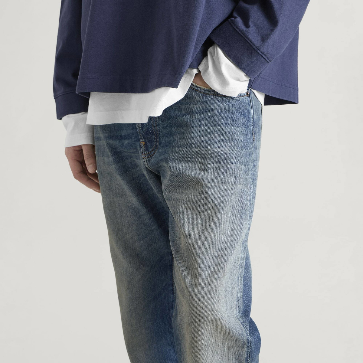 Acne Studios Men's 1996 Bingo Jeans in Mid Blue