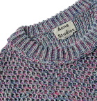 Acne Studios - Kurik Mélange Cotton-Blend Sweater - Purple