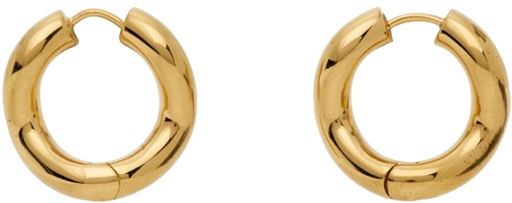 Photo: Charlotte Chesnais Gold Wave Earrings