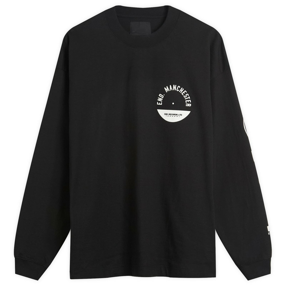END. City Series 2.0 Manchester Long Sleeve T-Shirt in Black