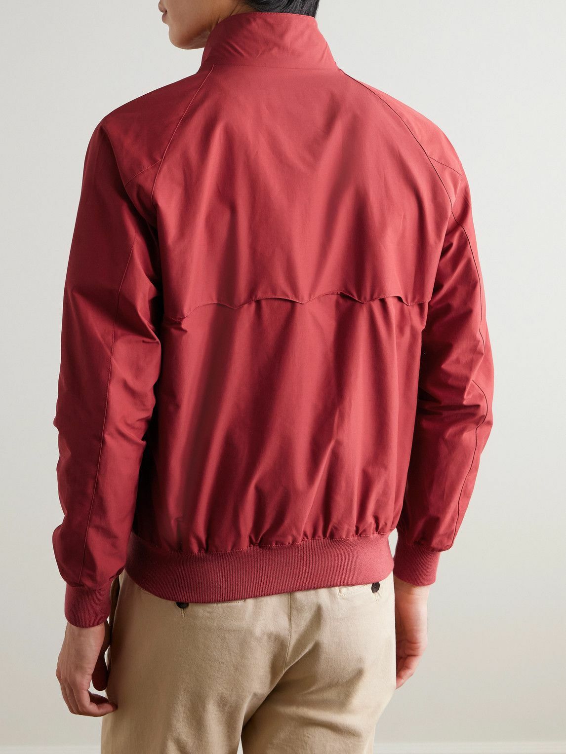 Baracuta - G9 Cotton-Blend Harrington Jacket - Red