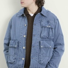 C.P. Company Men's 50 Fili Bleached Multi Pocket Jacket in Stone Bleach