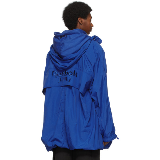 Juun.J Blue Reebok Edition Windbreaker Jacket Juun.J