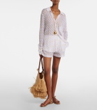 Missoni Open-knit lamé shorts