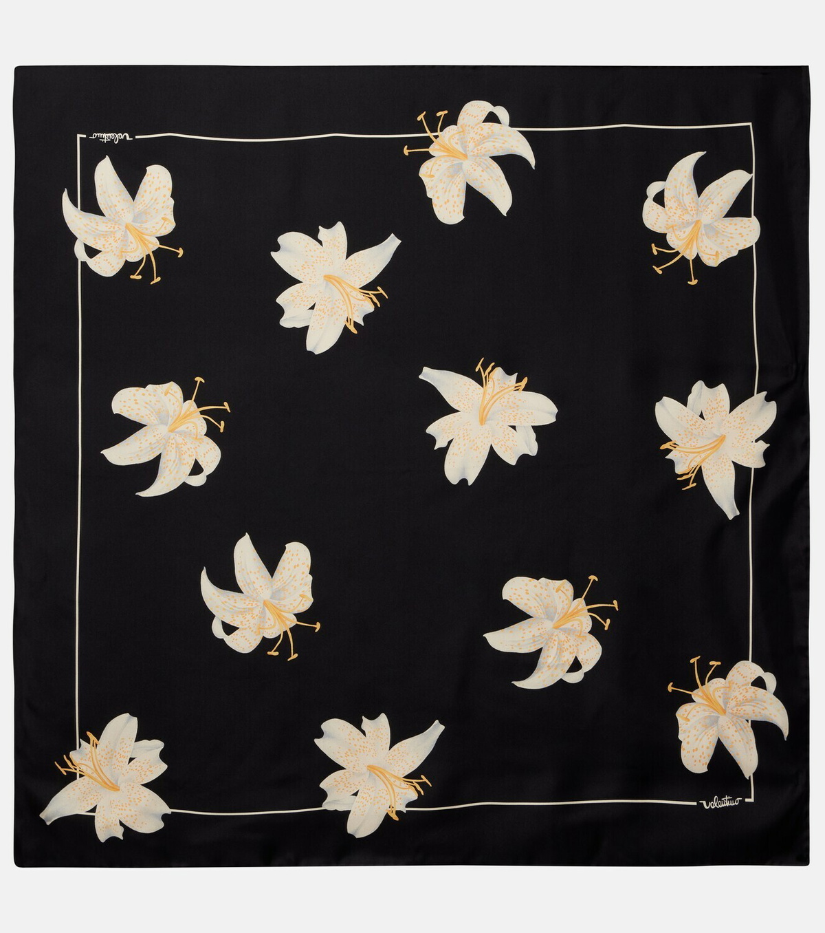 Valentino Après L'Hiver silk scarf