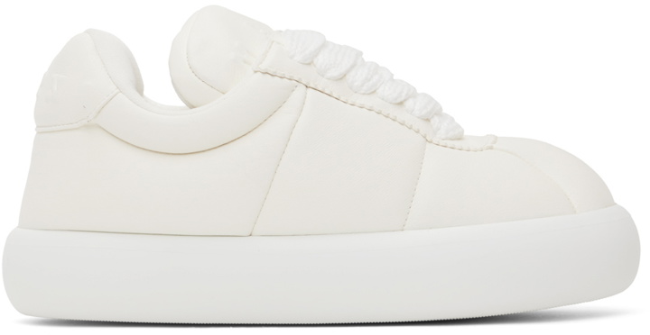 Photo: Marni White Leather Bigfoot 2.0 Sneakers