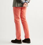 Sid Mashburn - Cotton-Corduroy Trousers - Orange