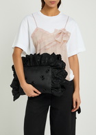 Simone Rocha Pillowcase Embroidered Padded Clutch - Black - One Size